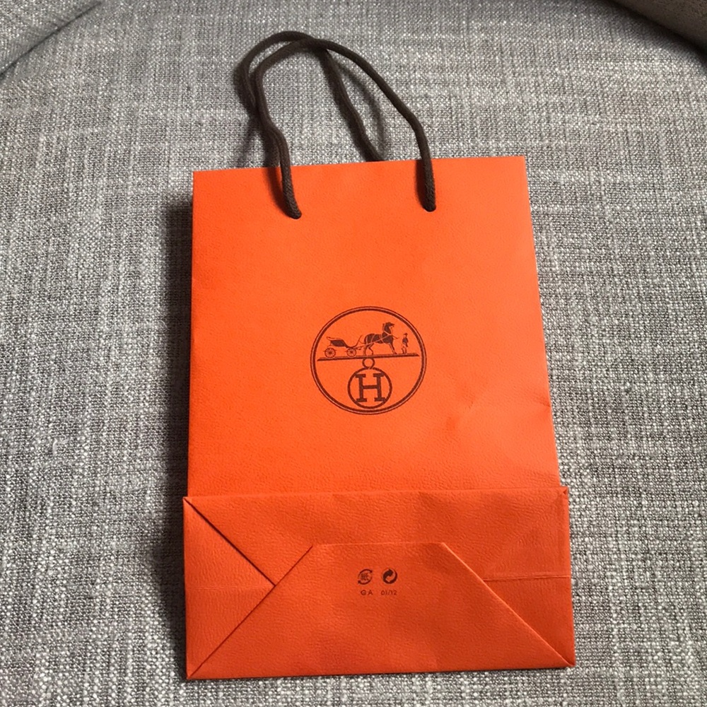 Hermes Paper bag and Ribbon Set - Picture 3 of 6